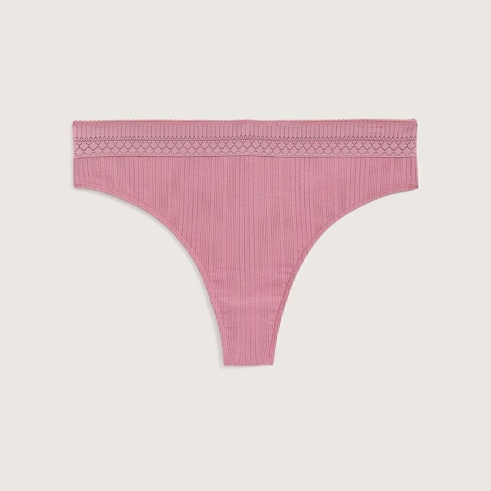 FREE With Purchase New With Tag tiVOGLIO Size 5X Ribbed Thong